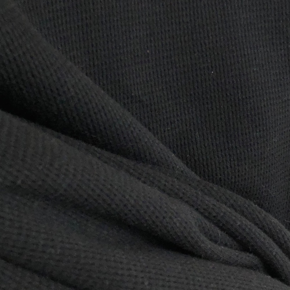 POLO Ralph Lauren Waffle Knit Thermal Sleepwear Shirt Men's Sz M Black EUC - Picture 5 of 11